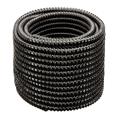 Hydromaxx 2"x100Ft Flexible Corrugated Black PVC NON Split Tubing Wire Loom BPCVNS200100